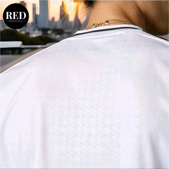 Adidas Real Madrid Home Soccer Jersey White Longsleeve Shirt IT3442 - Men's XL - Picture 9 of 10